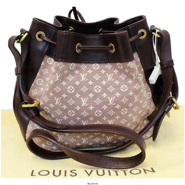 LOUIS VUITTON Noe Encre Monogram Idylle Canvas Shoulder Bag