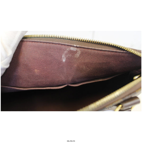 Louis Vuitton Damier Ebene Handbag - Louis Vuitton Alma - side view