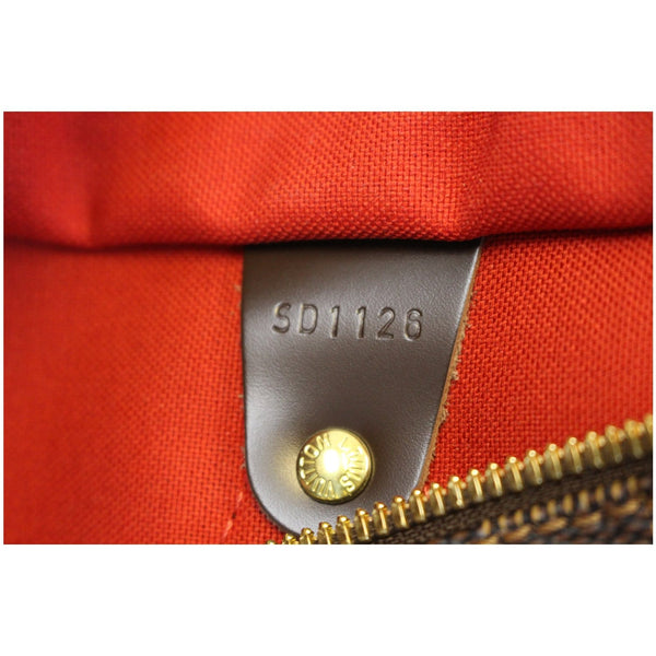 Louis Vuitton Speedy 30 Damier Ebene Item Code Bag
