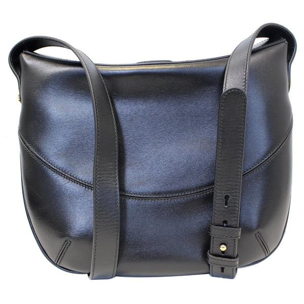 GUCCI Arli Medium Calfskin Leather Shoulder Bag 568857 Black-US