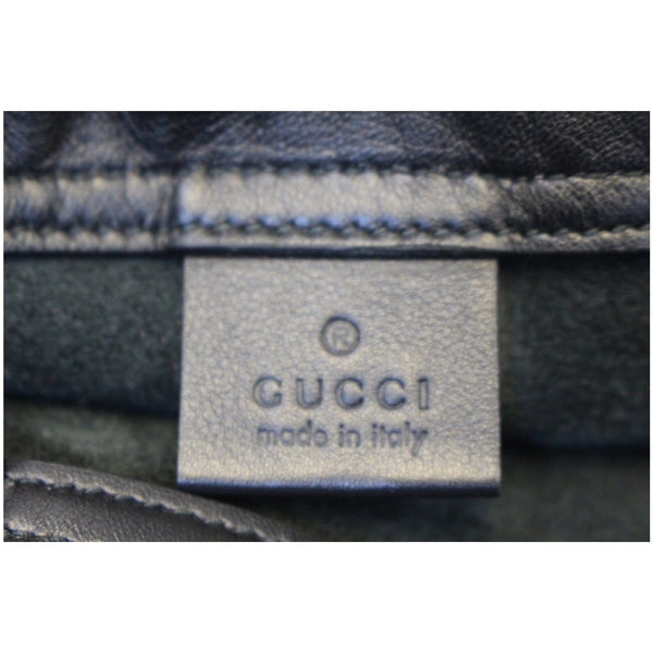 GUCCI Print Leather Drawstring Backpack Bag 494053-US