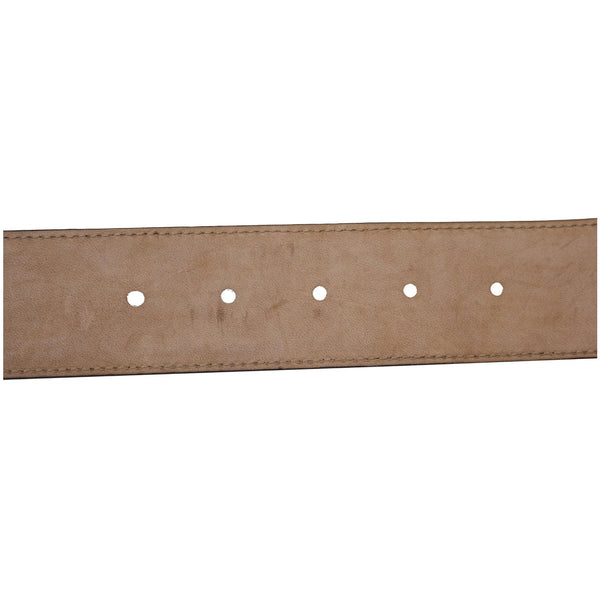GUCCI Interlocking G Signature Leather Belt 411924-US