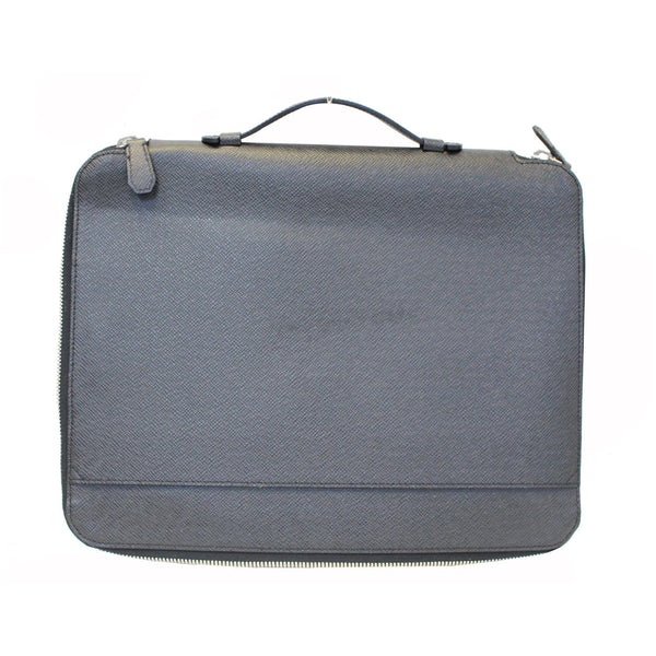 LOUIS VUITTON Vladimir Taiga Leather Document Clutch Bag Grey-US