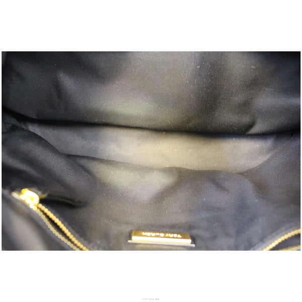 TORY BURCH Large Fleming Black Leather Tote Bag-US