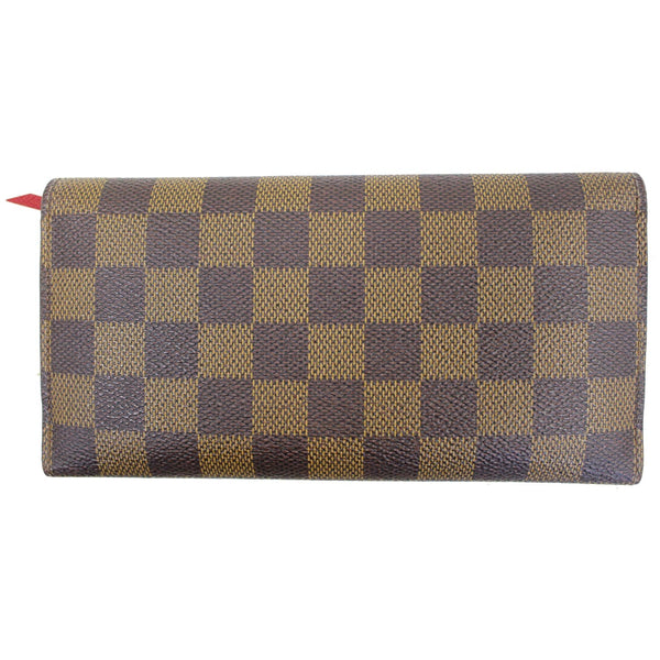 LOUIS VUITTON Josephine Damier Ebene Wallet Brown