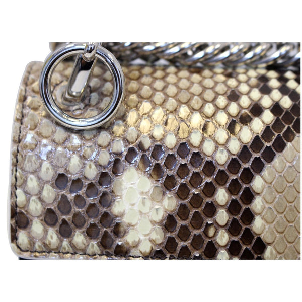 Fendi Kan I Python Leather Small Crossbody Bag - side view