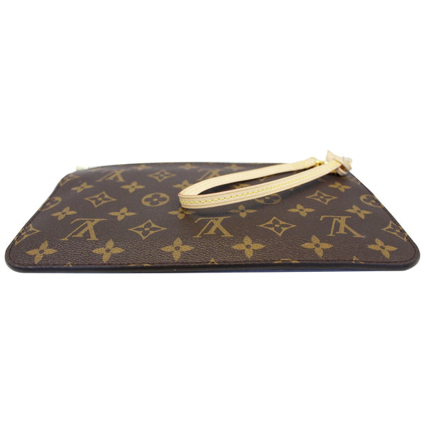 LOUIS VUITTON Pochette Wristlet Pouch Neverfull MM Monogram Pivoine
