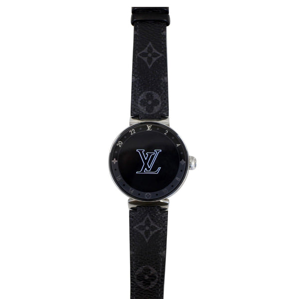 LOUIS VUITTON Tambour Horizon 42mm Monogram Eclipse Smartwatch Grey