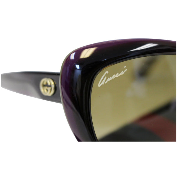 GUCCI Cat Eye Sunglasses 3510S Purple/Black