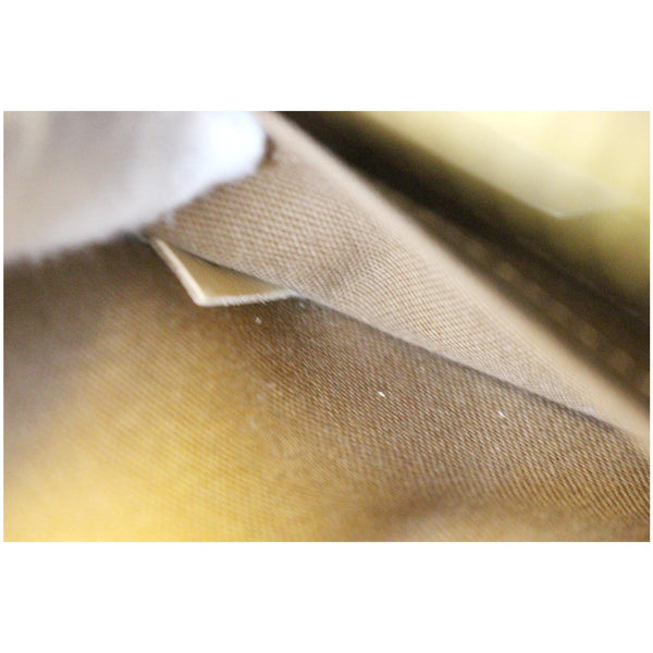 Louis Vuitton Alma BB Monogram Satchel Crossbody Bag - inside view