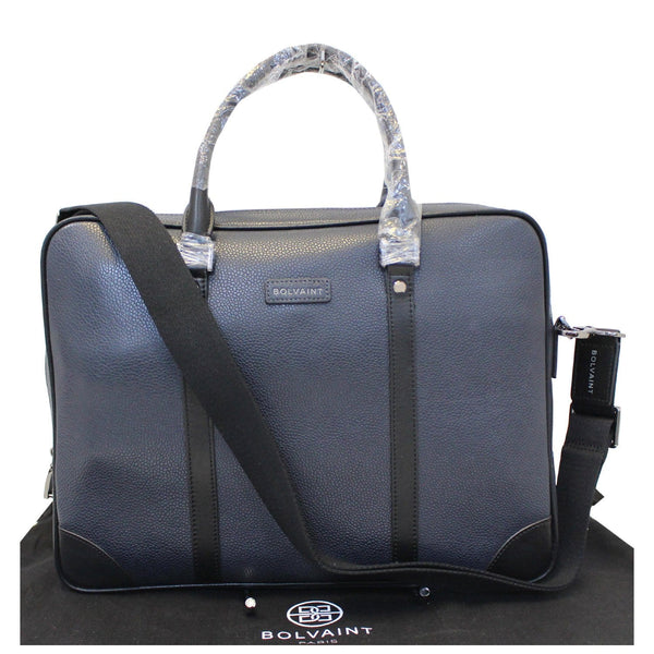 Bolvaint Cabot Black Leather Briefcase Bag-US