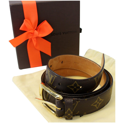 Louis Vuitton Ellipse Monogram Canvas Belt - lv belt