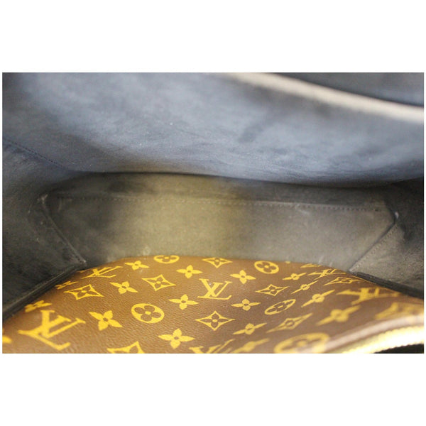 LOUIS VUITTON Flower Monogram Canvas Tote Bag Brown