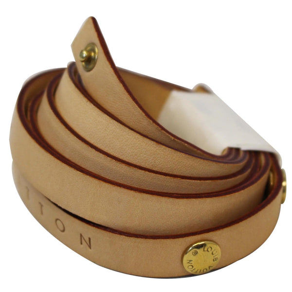 LOUIS VUITTON Leather Replacement Strap For Florentine Beige