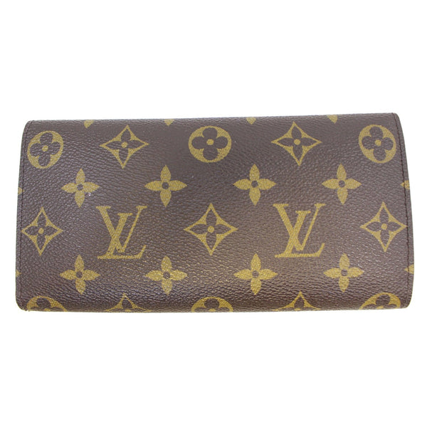 LOUIS VUITTON Emilie Monogram Canvas Wallet Rose Ballerine-US