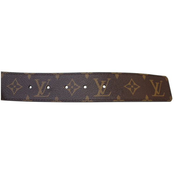 size Lv Monogram Canvas Men's Belt Strap Brown