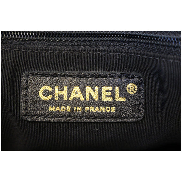 CHANEL Large Shopping Flap Shoulder Bag Black-US