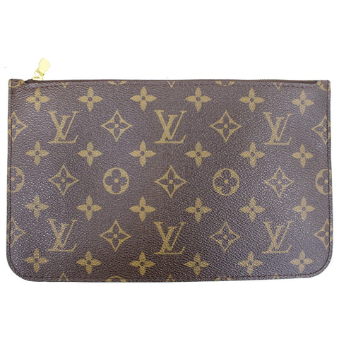Louis Vuitton Pochette Wristlet Neverfull MM Pouch - back view