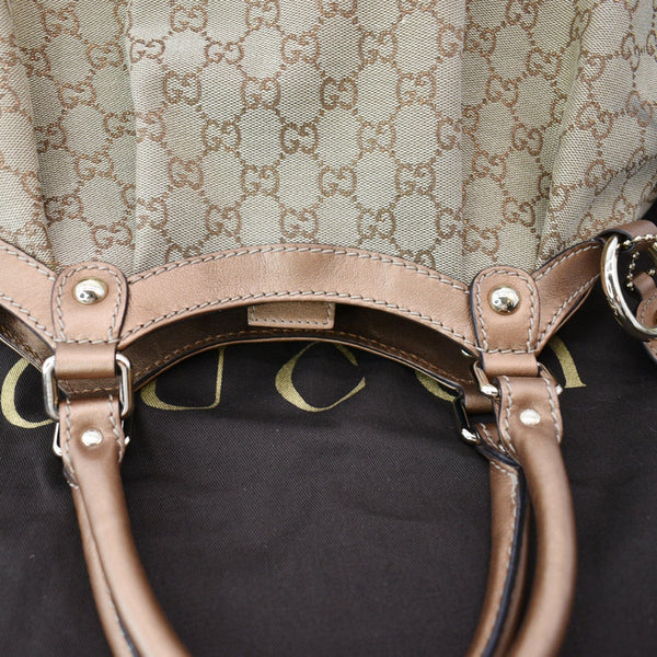 Gucci Sukey Medium GG Canvas Tote Bag Beige - Shop at DDH