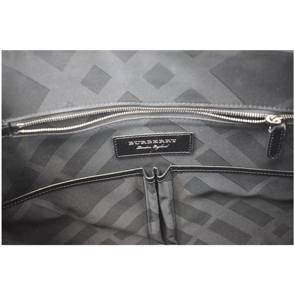 BURBERRY Large London Business Briefcase Messenger Bag Black