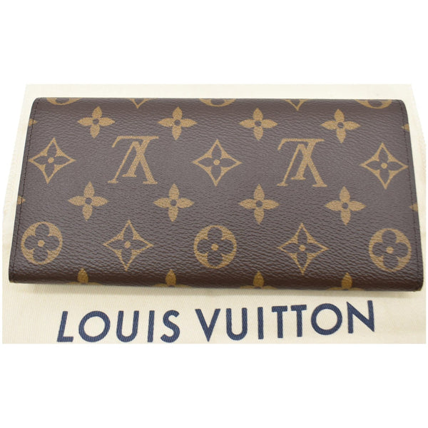 LOUIS VUITTON Emilie Monogram Canvas Wallet Rose Ballerine