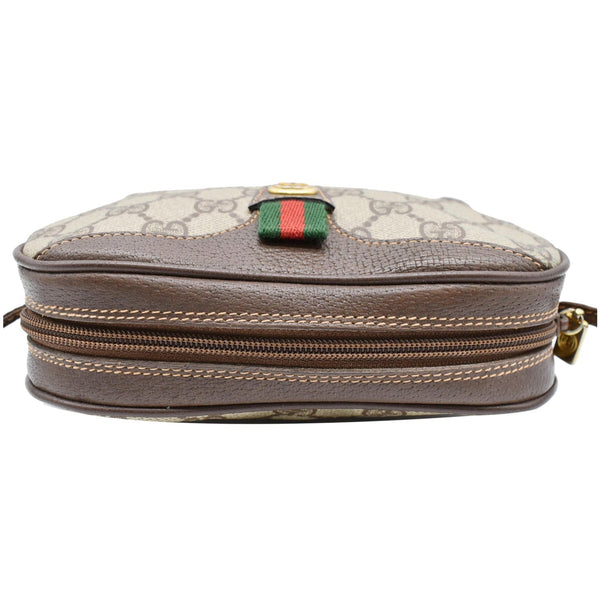 GUCCI Vintage GG Supreme Canvas Crossbody Bag Beige 8902066