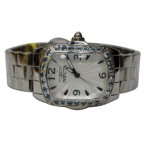 Invicta Lupah Aquamarine Accents Watch white dial