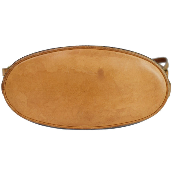 Louis Vuitton Drouot Monogram Canvas Crossbody Bag - flat brown bottom