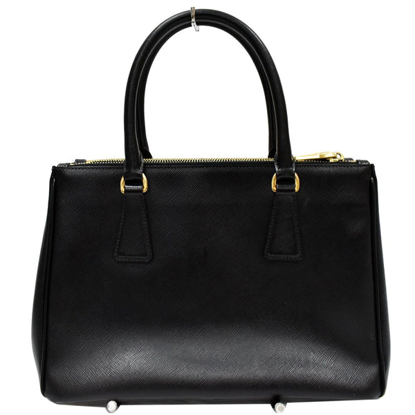 PRADA Galleria Small Saffiano Leather Tote Bag Black