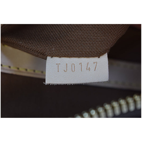 LOUIS VUITTON Carryall Monogram Canvas Satchel Bag Brown