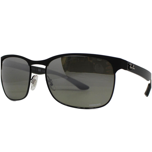 RAY-BAN RB8319CH 186/5J Sunglasses Silver Mirror Polarized Chromance Lens