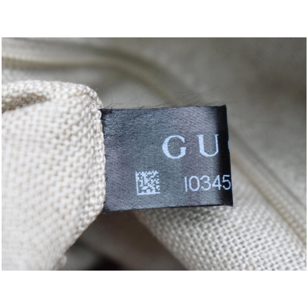 GUCCI Large Bree GG Canvas Hobo Bag Brown 449244