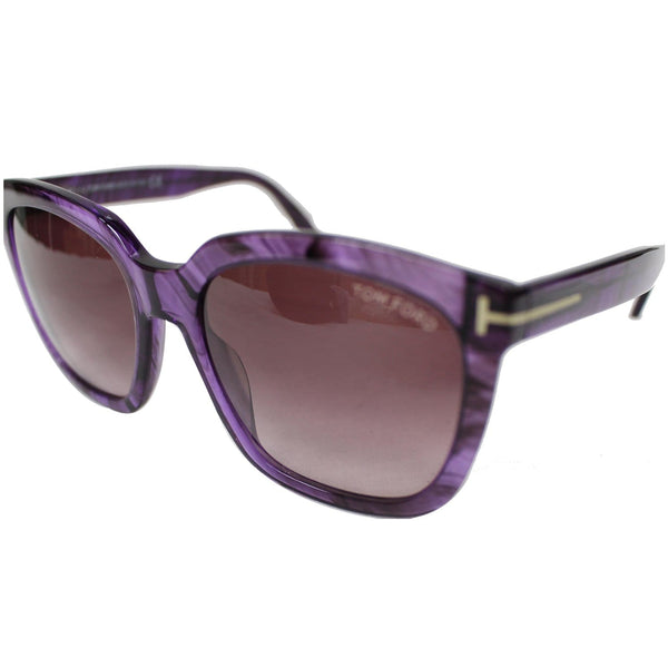 TOM FORD FT0502 83T 55 Amarra Sunglasses Bordeaux Gradient Lens