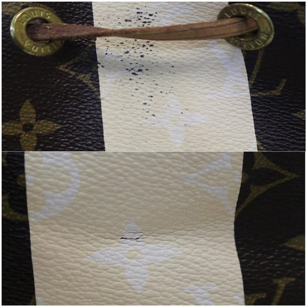 Louis Vuitton Petit Noe Monogram Rayures bag brown