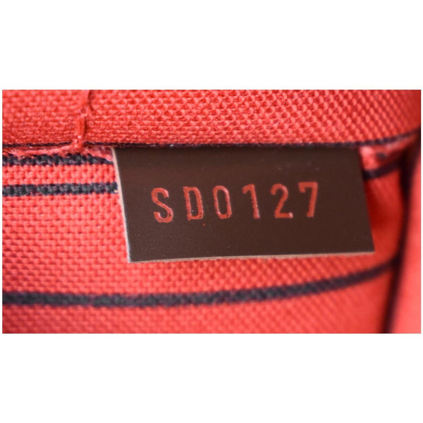 LOUIS VUITTON Pochette Wristlet Pouch Damier Ebene Neverfull MM Brown