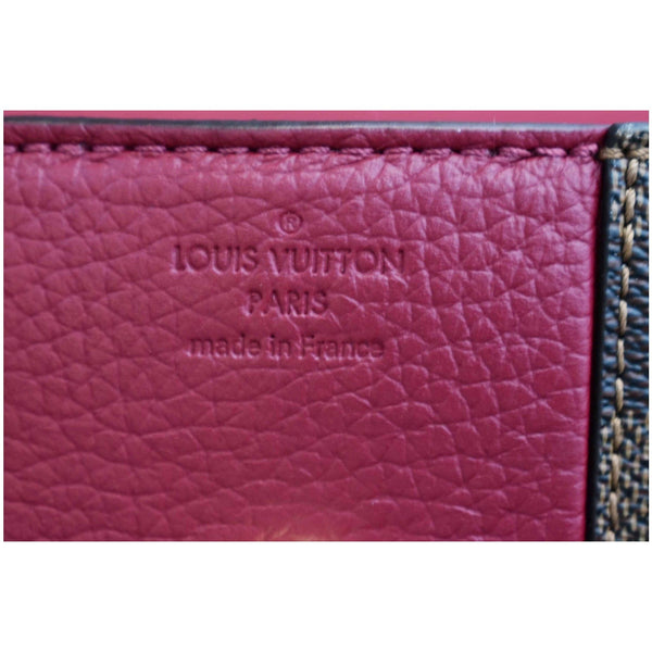 LOUIS VUITTON Bond Street MM Damier Canvas Crossbody Bag Bordeaux