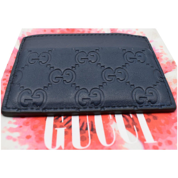 Gucci Guccissima Leather Signature Card Case - DDH