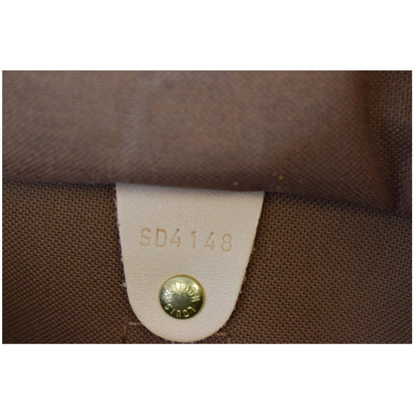 LOUIS VUITTON Keepall 50 Bandouliere Monogram Canvas Travel Bag Brown