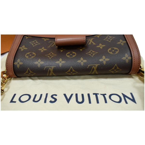 LOUIS VUITTON Dauphine MM Monogram Reverse Canvas Shoulder Bag Brown