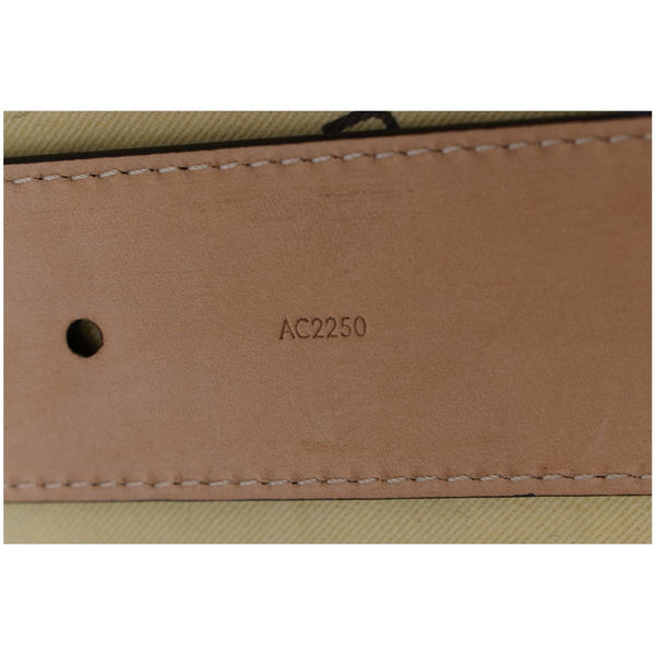Louis Vuitton LV Initiales Monogram Canvas Buckle Belt