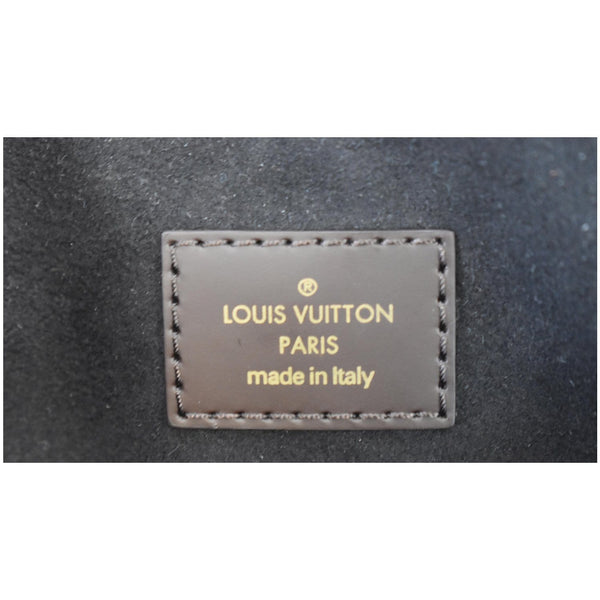 LOUIS VUITTON Normandy Damier Ebene Satchel Bag Brown