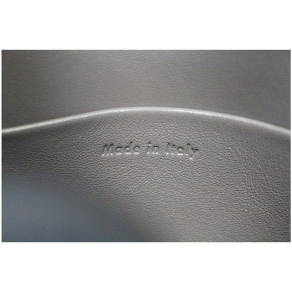 CELINE Trotteur Small Grained Calfskin Leather Shoulder Bag Grey