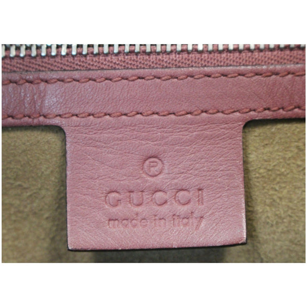 GUCCI Blooms Top Handle Supreme Canvas Large Boston Bag Beige/Ebony 409527