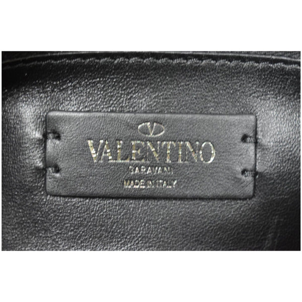 Valentino Garavani Rockstud Spike Chain Canvas Crossbody Bag Grey