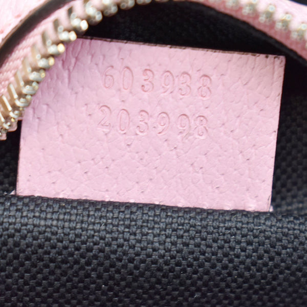 GUCCI GG Psychedelic Round Leather Crossbody Bag Multicolor 603938