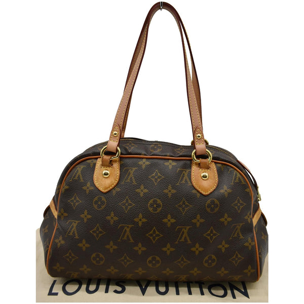 LOUIS VUITTON Montorgueil PM Monogram Canvas Shoulder Bag Brown
