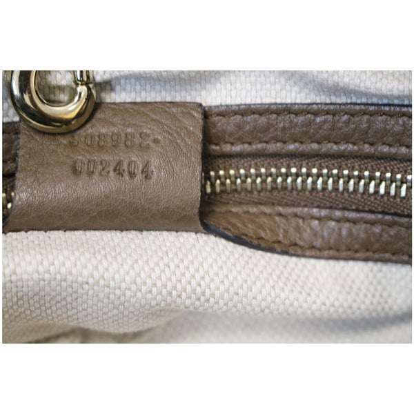 Gucci Soho Pebbled Leather Chain Shoulder Tote Bag products code