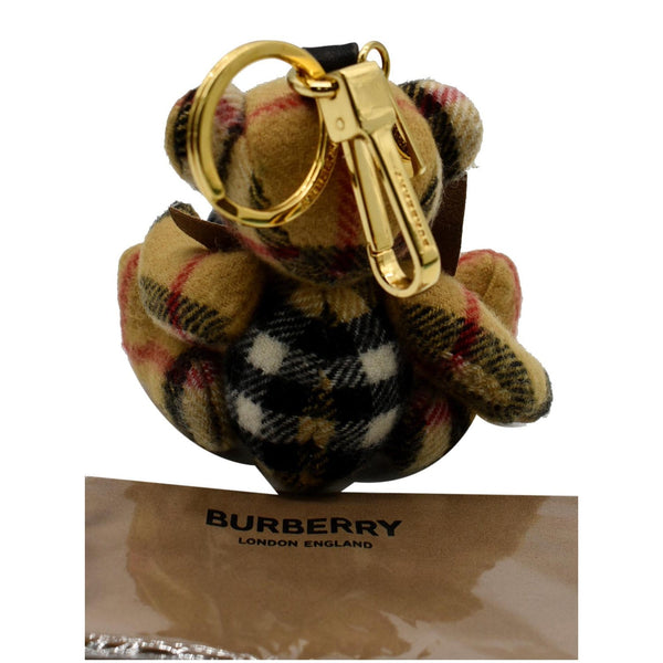 Burberry Thomas Bear House Check Bag Charm Yellow | DDH