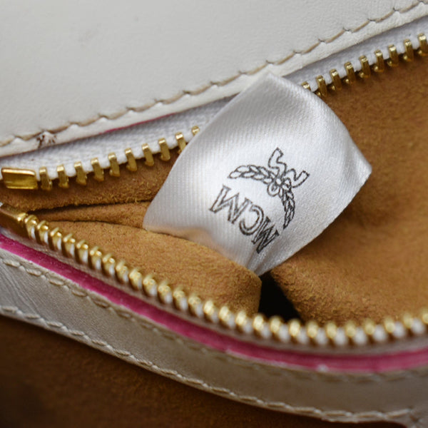 MCM Patricia Mini Block Leather Crossbody Bag Multicolor