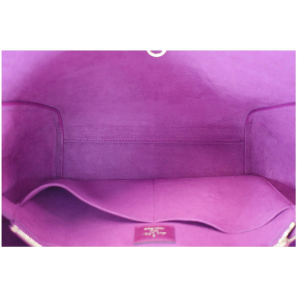 LOUIS VUITTON Kimono Monogram Calfskin Tote Bag Brown/Magenta